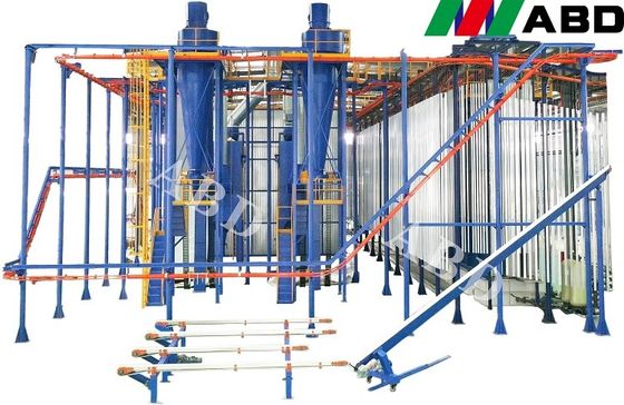 Conveyorised Powder Coating Plant Surface Treatment Line