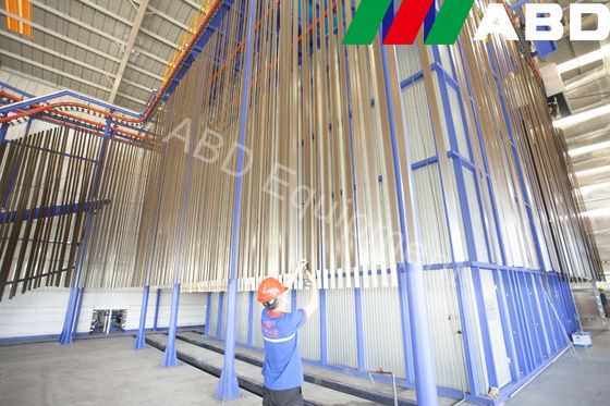 Alloy Wheel Powder Coating Production Equipment 40kw Pretreatment Line