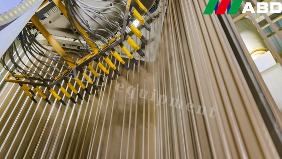 Conveyorised Powder Coating Production Line Pre Treatment 50W