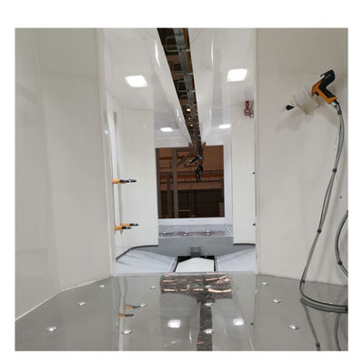 Horizontal Powder Coating Line Natural Gas Heating Powder Painting