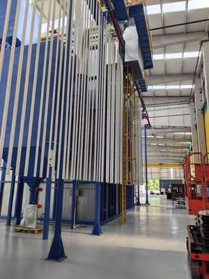 Vertical Powder Coating Line for Aluminum Profiles - Automatic