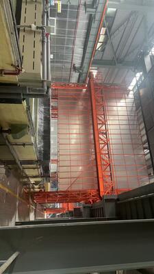 Coloring System Vertical Anodizing Production Line for Aluminum Profiles