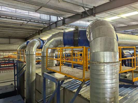 Hot Air Circulation System Powder Coating Aluminum Profiles Vertical Powder Coating Line
