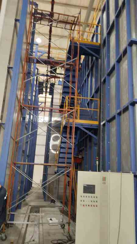 Online High Performance Pre-treatment System Customized Capacity for Customers  Vertical Powder Coating Line for Aluminum Profiles