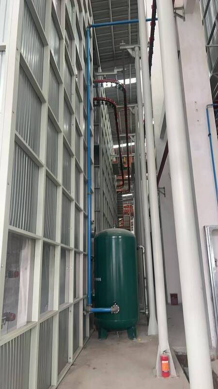 Pre-treatment Customized Capacity Vertical Powder Coating Line for Aluminum Profiles