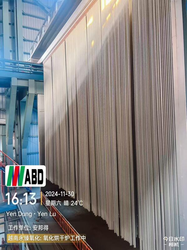 Drying Oven Combution Vertical Anodizing Production Line for Aluminum Profiles