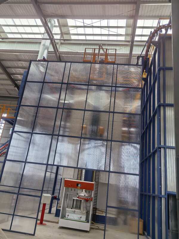 Multiple Rinsing Designed Monthly Capacity High-performance Vertical Powder Coating Line for Aluminum Profiles