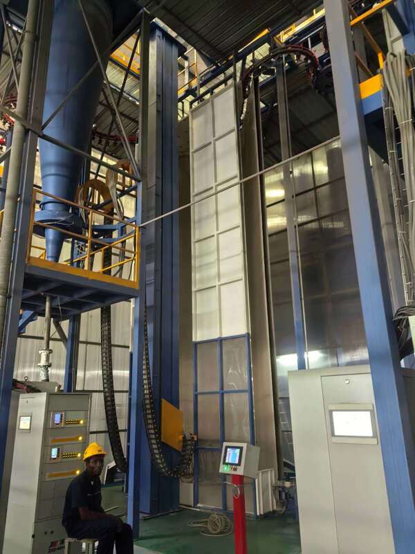 Recycle  System Aluminum Profiles Vertical Powder Coating Line