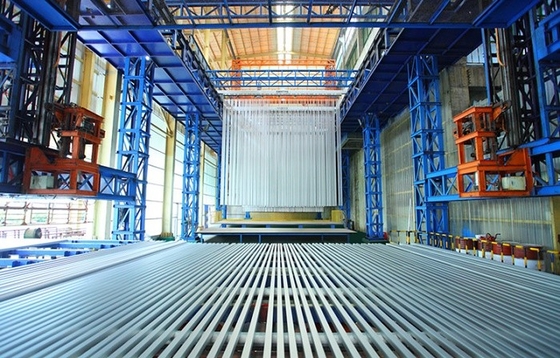 Cadena de producción de la vertical y sistema de anodización automatizados de la electroforesis