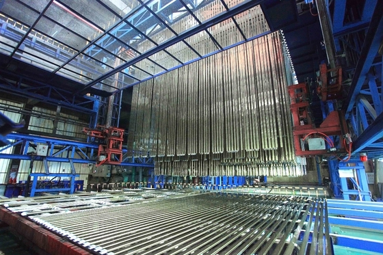 GNL Potencia de calefacción Línea de producción de anodización Voltado personalizado Para perfiles de aluminio